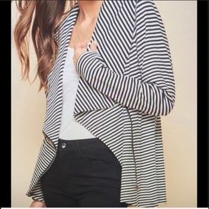 New w/tags Andree by Unit cardigan striped jacket
